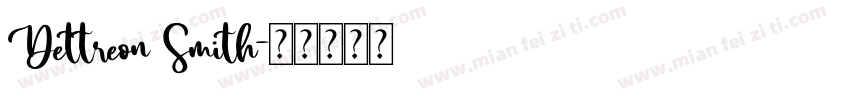 Dettreon Smith字体转换